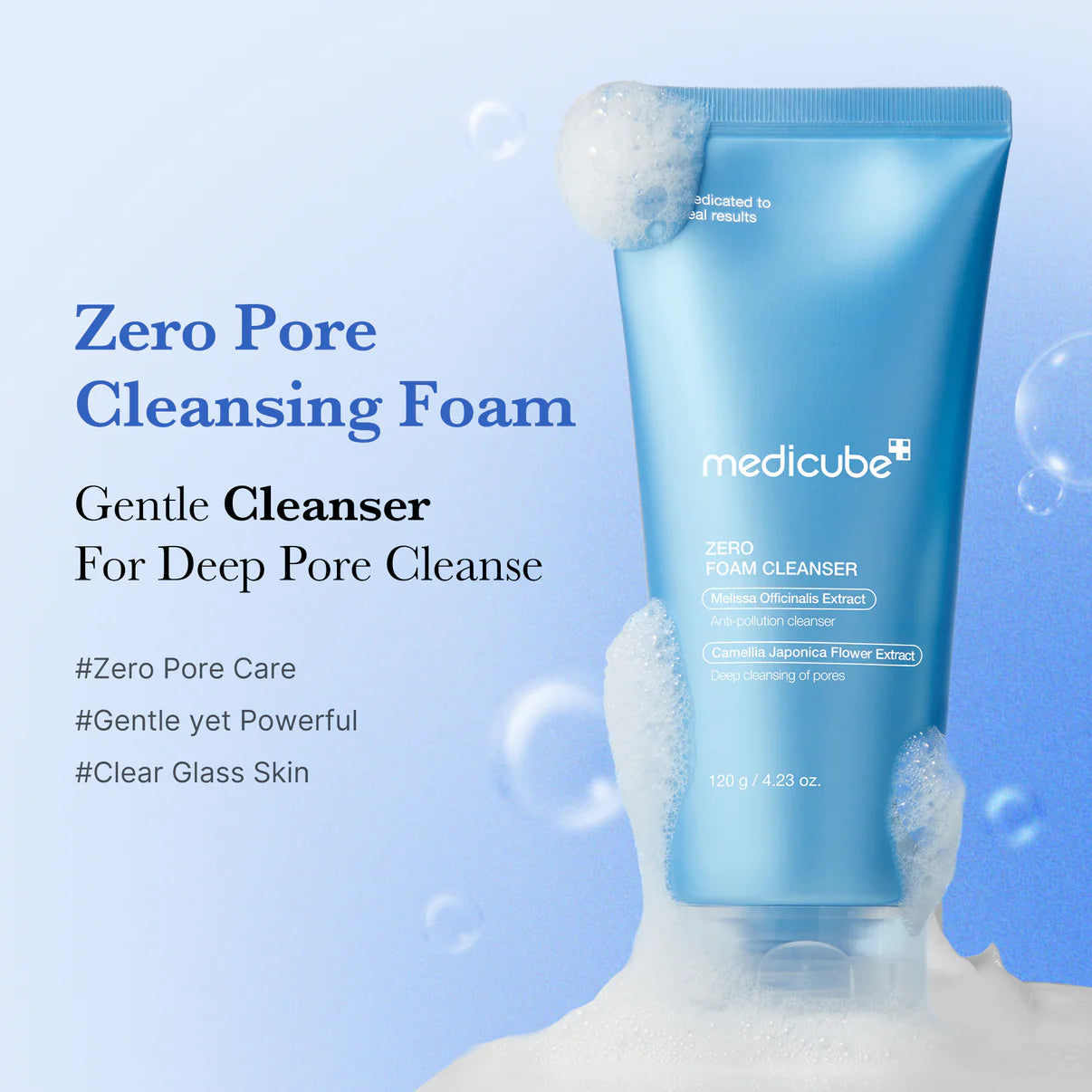 MEDICUBE ZERO FOAM CLEANSER 120ML