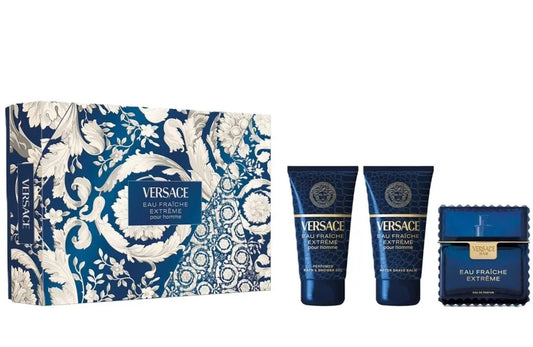 VERSACE EAU FRAICHE EXTREME MEN EDP 50 ML + AS BALM 50 ML + SG 50 ML