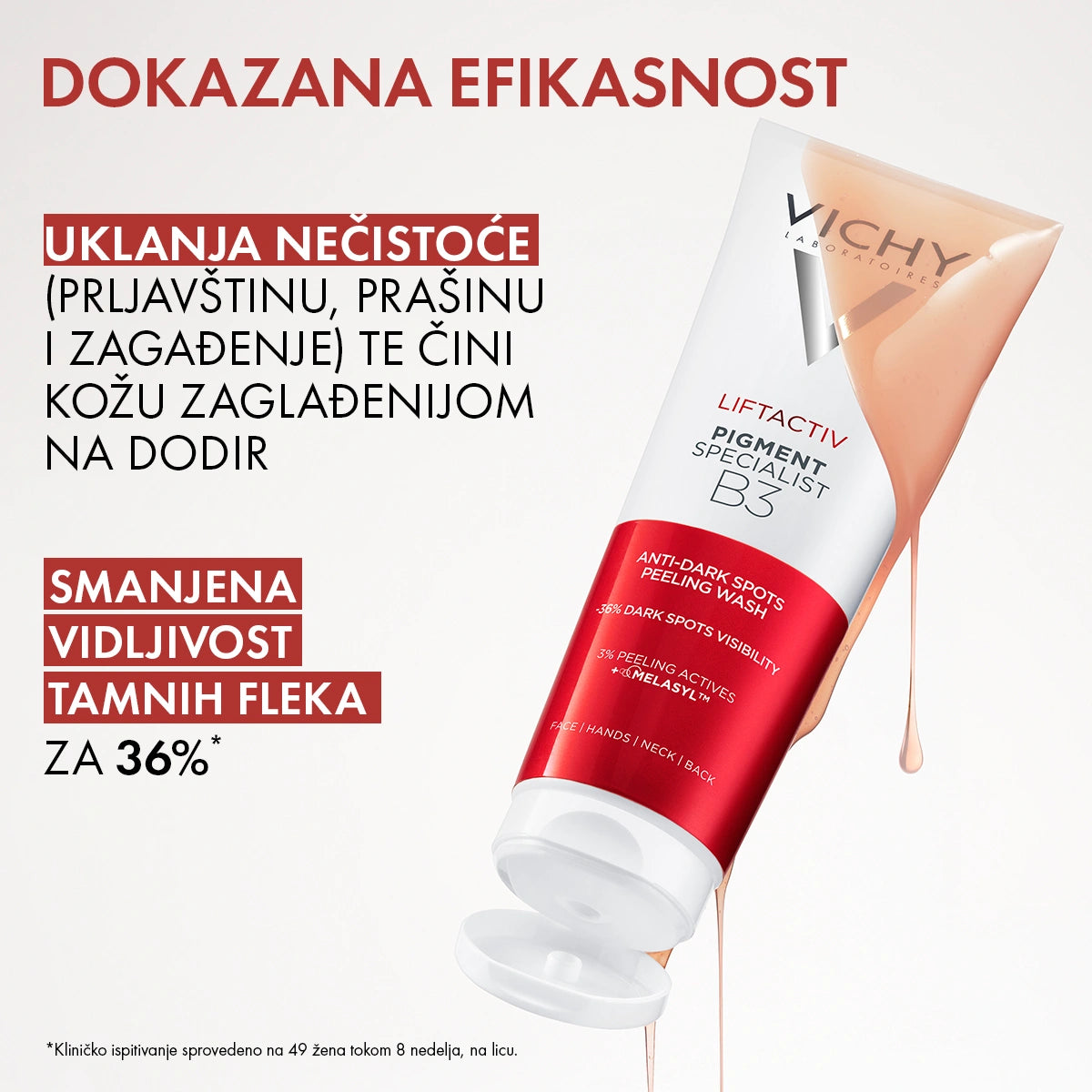 VICHY LIFTACTIV PIGMENT SPECIALIST B3 PILING GEL PROTIV TAMNIH FLEKA, 125 ml