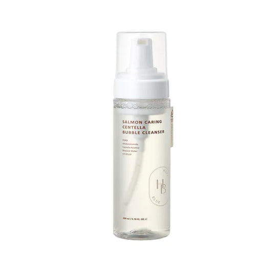 HEVEBLUE SALMON CARING CENTELLA BUBBLE CLEANSER 200ML