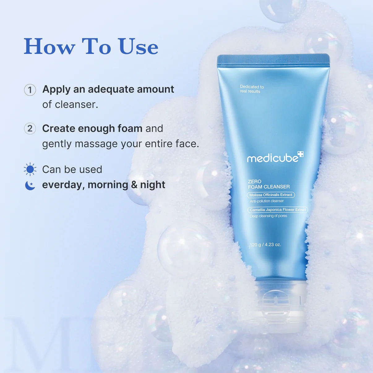 MEDICUBE ZERO FOAM CLEANSER 120ML