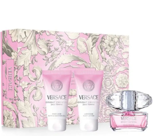 VERSACE BRIGHT CRYSTAL (W) EDT 50 ML + SG 50 ML + BL 50 ML