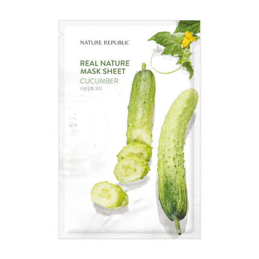 NATURE REPUBLIC REAL NATURE SHEET MASK CUCUMBER 23ML
