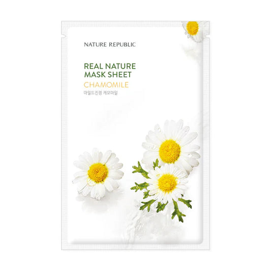 NATURE REPUBLIC REAL NATURE MASK SHEET CHAMOMILLE 23ML