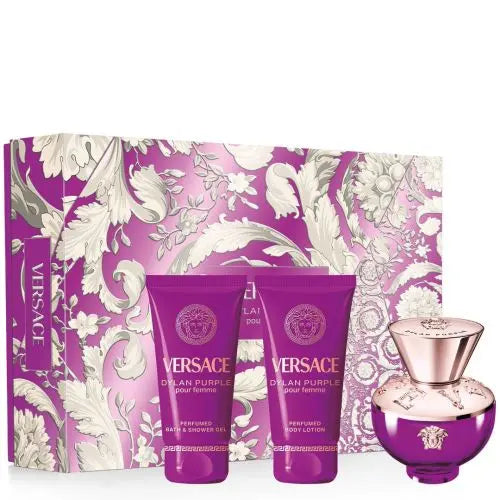 VERSACE DYLAN PURPLE (W) EDP 50 ML + SG 50 ML + BL 50 ML