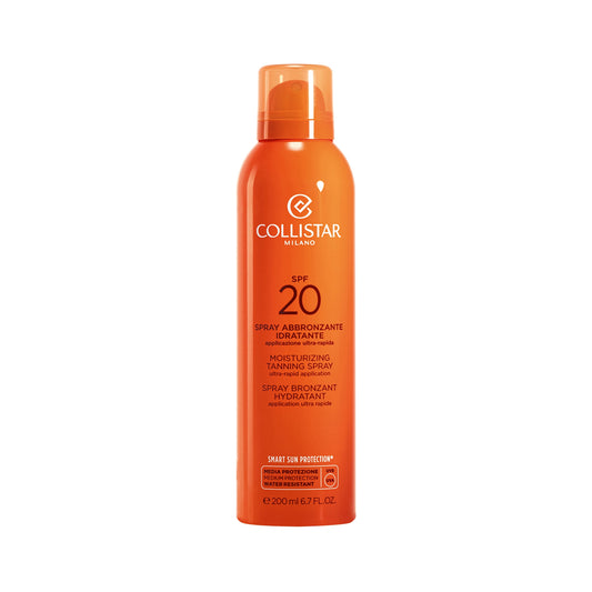Collistar Moisturizing Tanning Spray SPF 20, water resistant