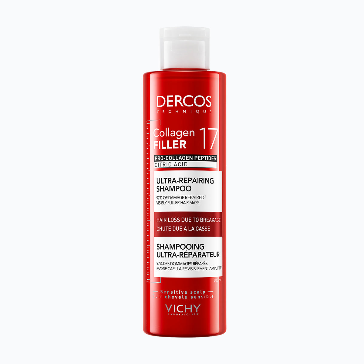 VICHY DERCOS COLLAGEN 17 FILLER ULTRA-OBNAVLJAJUĆI ŠAMPON, 200 ml