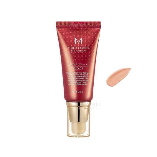 MISSHA M PERFECT COVER BB CREAM NO. 21 BRIGHT BEIGE 50ML