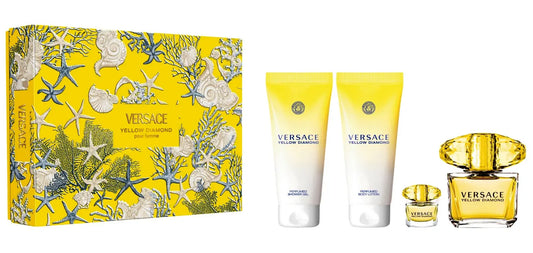 VERSACE YELLOW DIAMOND (W) SET (EDT 90ML+SG 100ML+BL 100ML+EDT 5ML)