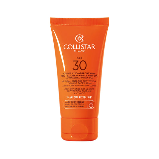 Collistar Global Anti-Age Protection Tanning Face Cream SPF 30, water res.