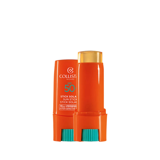 Collistar Sun Stick Transparent SPF 50+, water resistant, hyper-sensitive sk.