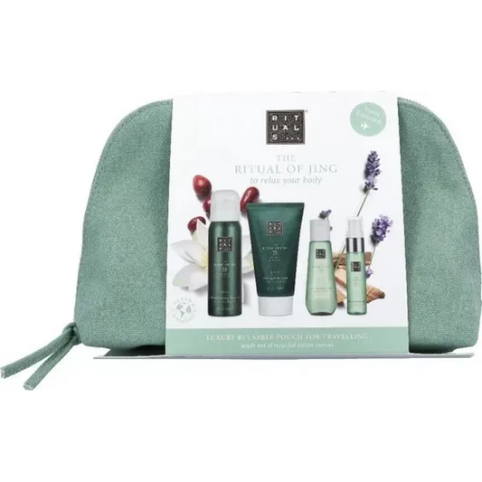 RITUALS JING SET BC 70 ML+DRY OIL 50 ML+PILLOW & BODY MIST 20 ML+FOAMIN SG 50 ML