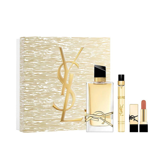 YSL LIBRE (W) SET EDP 90ML + EDP 10ML + LIPSTICK 1.2GR