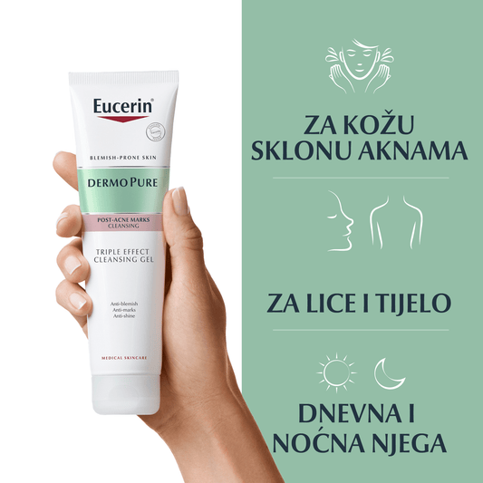 Eucerin DermoPure Triple Effect gel za čišćenje 150 ml