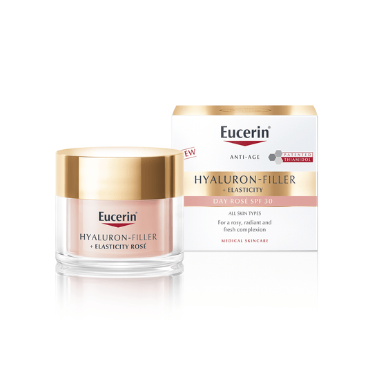 Eucerin Hyaluron-Filler + Elasticity Rosé dnevna krema SPF 30 50 ml