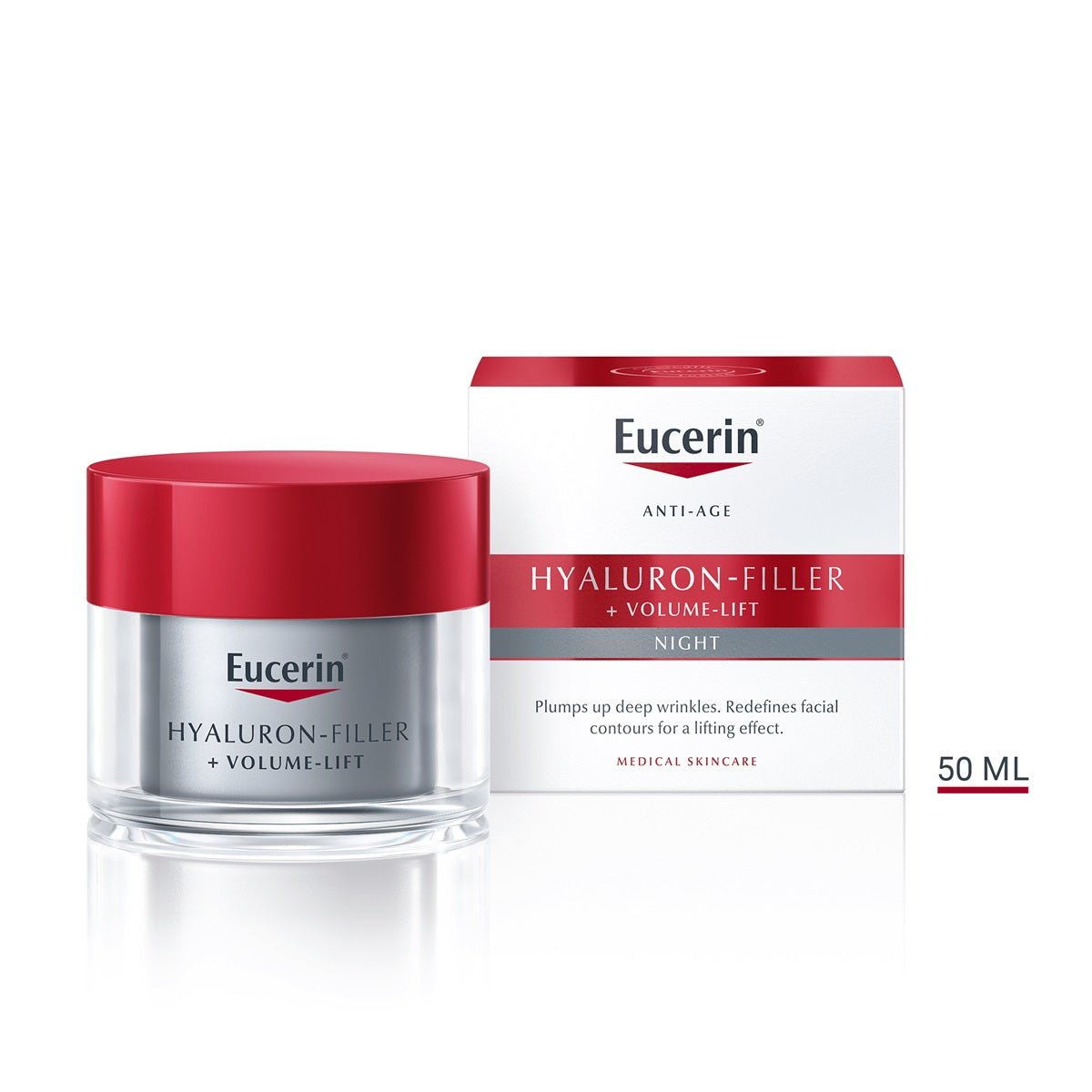 Eucerin Hyaluron-Filler + Volume-Lift noćna krema 50 ml