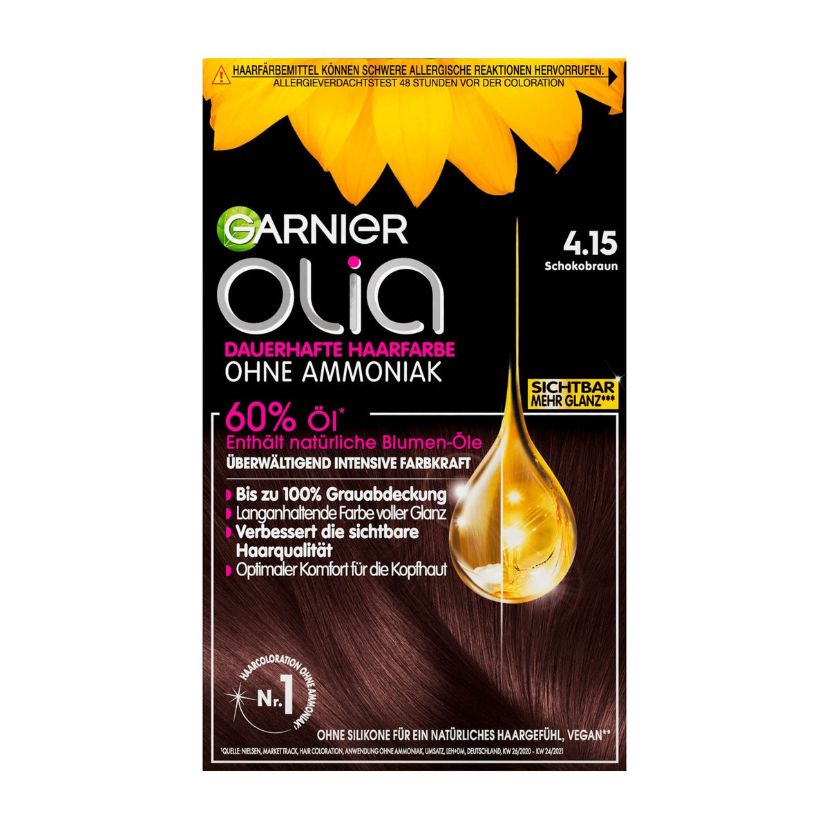 GARNIER BIG OLIA 4.15 boja za kosu
