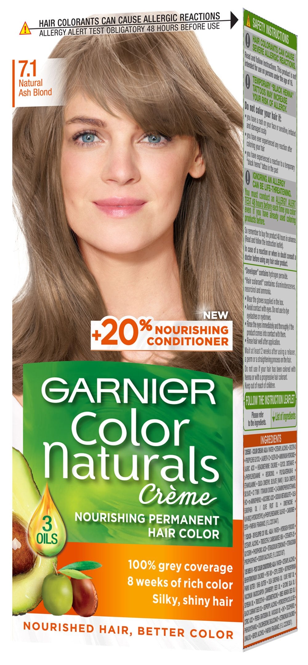 GARNIER COLOR NATURALS 7.1 boja za kosu
