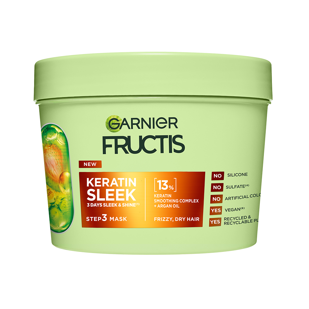GARNIER FRUCTIS HAIR Keratin Sleek Maska 370ML