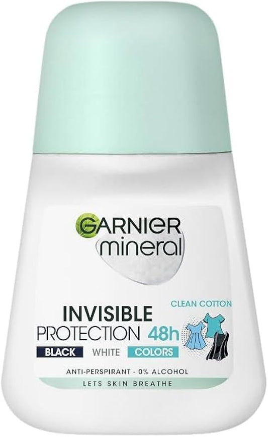 GARNIER MINERAL INVISIBLE COTTON roll on 50ml