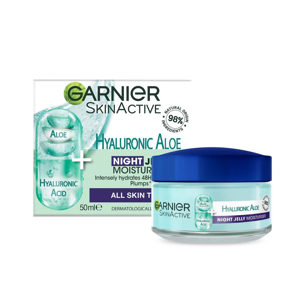 GARNIER Skin Naturals HYAL ALOE JELLY noćni gel 50ml