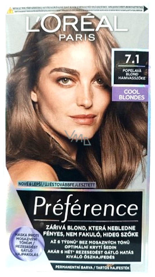 L'OREAL PREFERENCE COOL BLONDS 7.1 boja za kosu