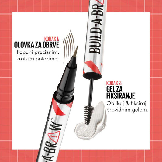 Maybelline New York Build-A-Brow 2U1 olovka i gel 259