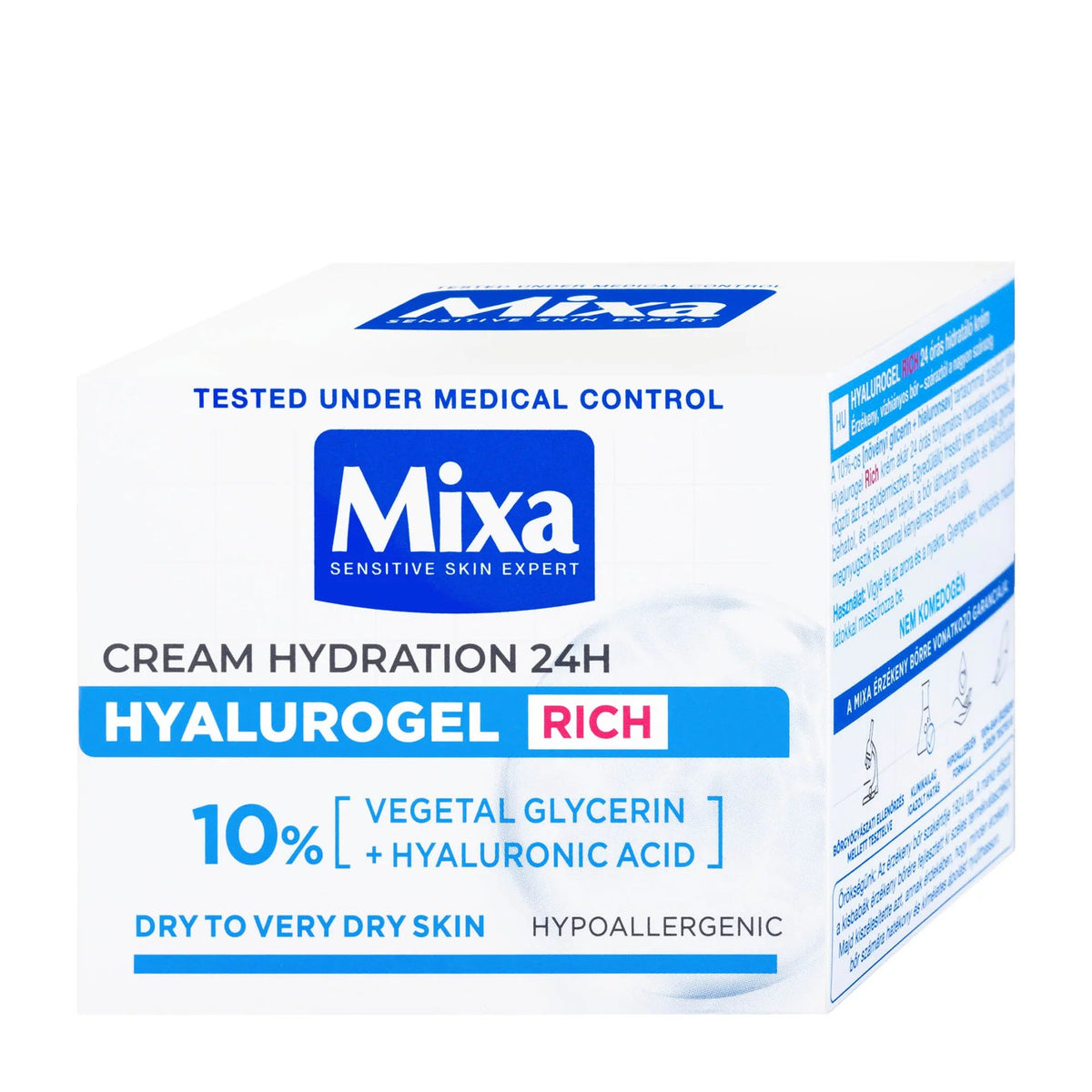 MIXA Hyalu Riche krema za lice 50ml 10%