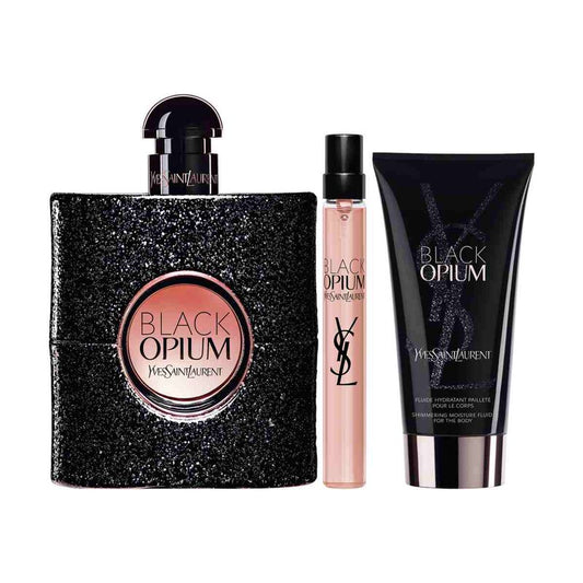 YVES SAINT LAURENT  BLACK OPIUM SET (W) EDP 90ML + EDP 10ML
